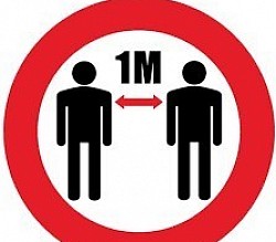 Keep social distance with infected person